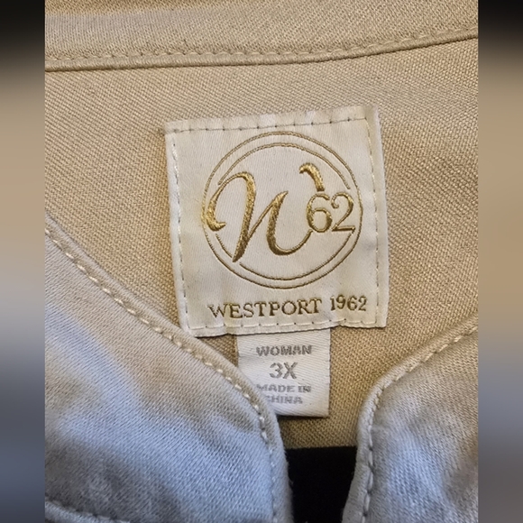 Westport 1962 3X cream lightweight casual relax fit jacket - Picture 3 of 4